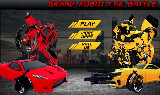 Grand Robot Car Battle is like TRANSFORMERS: Forged to Fight