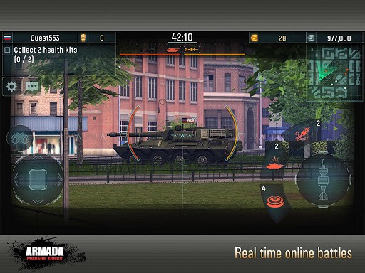 Armada: Modern Tanks is like War Machines: 3D Tank Shooting