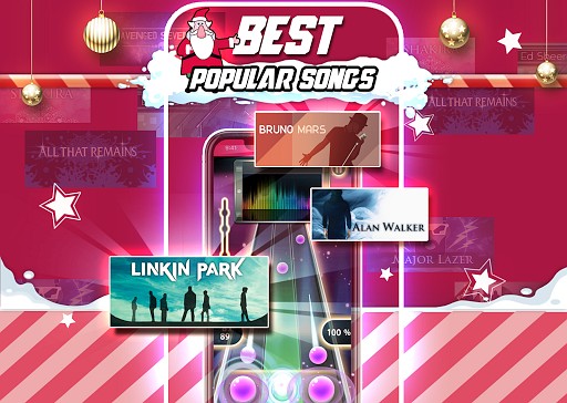 Tap Tap Reborn 2: Popular Songs Rhythm Game is like Cytus II