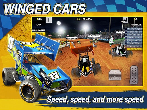 Dirt Trackin Sprint Cars is like The Impossible Game