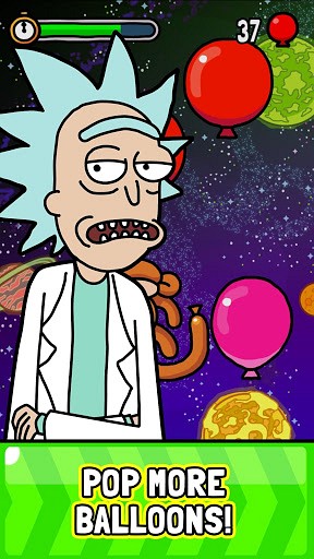 Rick and Morty: Jerry's Game is like Robot Unicorn Attack