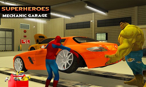 Super Hero Car Mechanic Simulator: Engine Overhaul screenshot