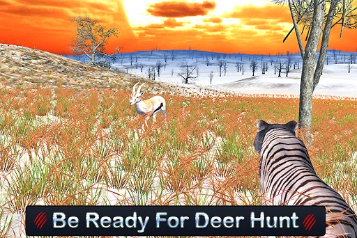Wild White Tiger: Jungle Hunt screenshot