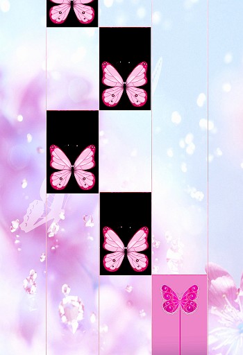 Pink Butterfly Piano Tiles 2018 vs Heart Piano Tiles