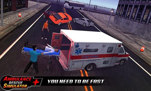 Ambulance rescue simulator 2017 - 911 city driving vs LEGO Batman: Beyond Gotham