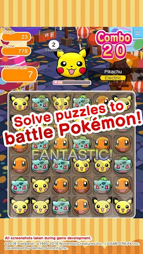Pokémon Shuffle Mobile game