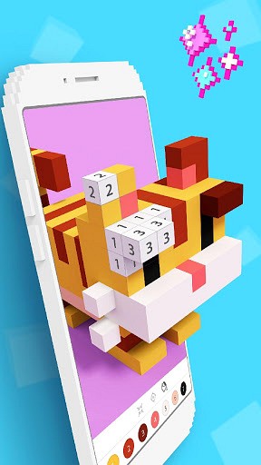 Voxel - 3D Color by Number & Pixel Coloring Book game