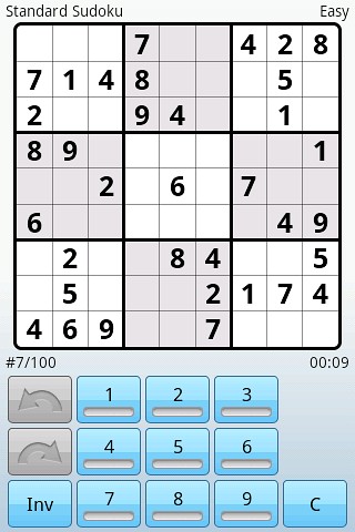 Super Sudoku game