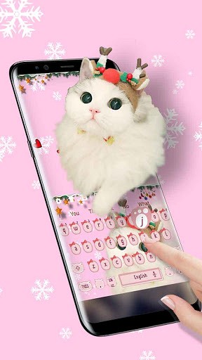 Pink Cute Kitty Cat Keyboard game