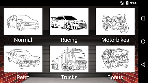 Best Cars Coloring Book Game game