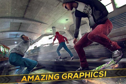 Subway Skateboard Ride Tricks - Extreme Skating game