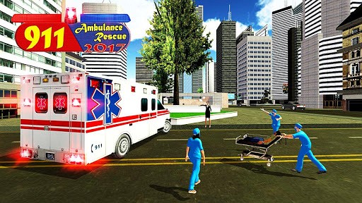 911 Emergency Ambulance Rescue - 2017 Simulator 3D game