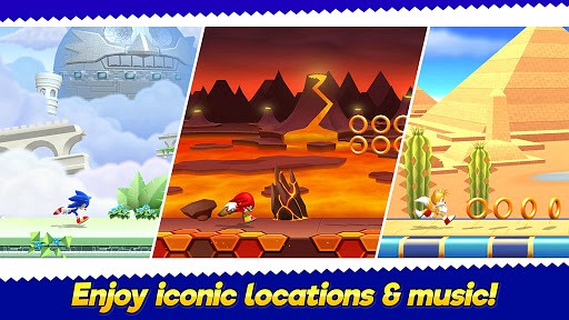 Sonic Runners Adventure - Fast Action Platformer game