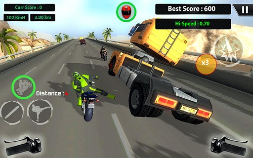 3D Hero Super Spider Rider - Moto Traffic Shooter game