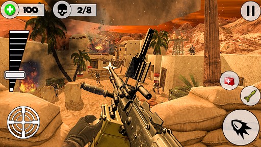 Desert Storm Gunship Gunner Battlefield: fps games game