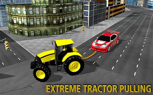 Tractor Pull Transport Traffic Car Tow. Bus Towing game
