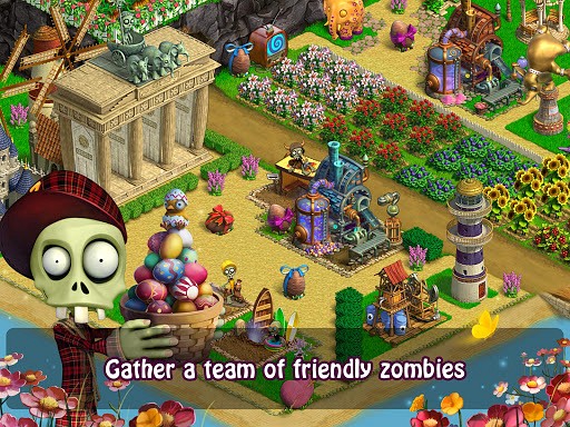 Zombie Castaways similar to Plants vs. Zombies