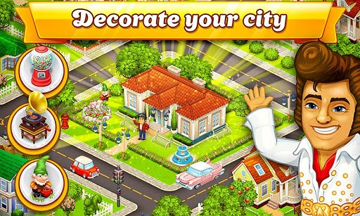 Cartoon City: farm to village game like Township