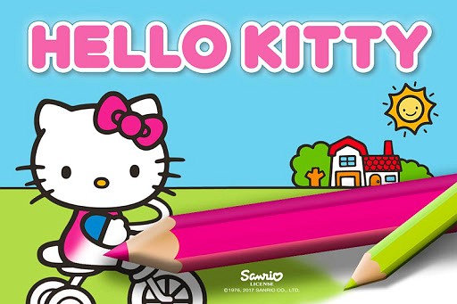 Hello Kitty Coloring Book - Cute Drawing Game game like Draw.ly - Color by Number