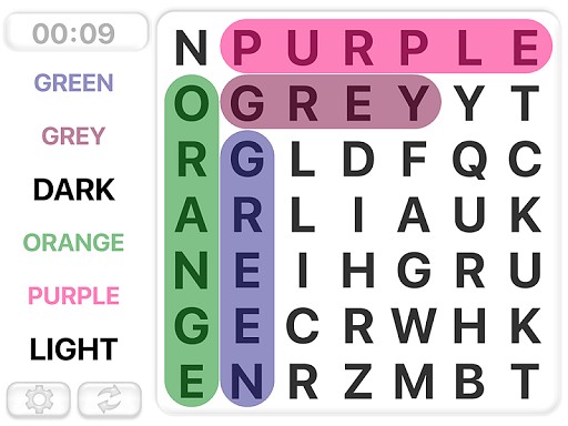 Word Search Games in english game like Mazes & More