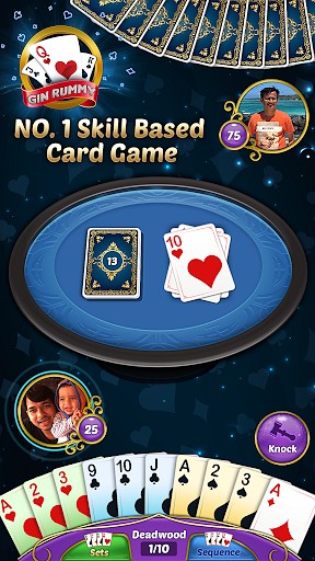 Gin Rummy game like Reigns: Her Majesty