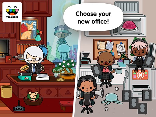 Toca Life: Office game like My Town: Airport