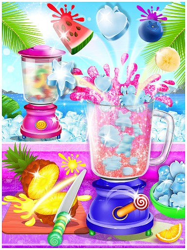 Ice Slush Cold Drink Maker - Kids Cooking Game game like My PlayHome Stores