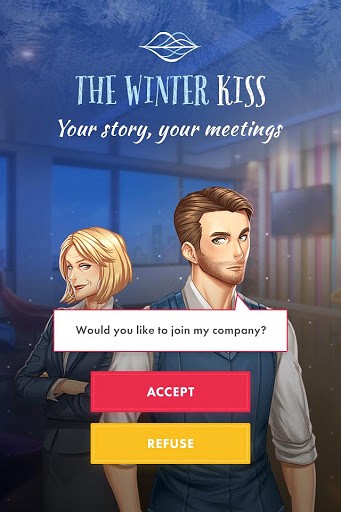 The Winter Kiss Novel ? Otome Love Story game like ACE Academy