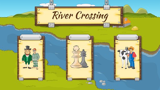 River Crossing IQ Logic Puzzles & Fun Brain Games
